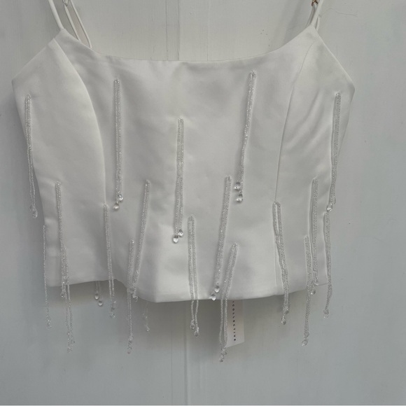 Anthropologie Delfi Collective Bijou & Joya Crop Top Mini Skirt Set NWT - Picture 3 of 16